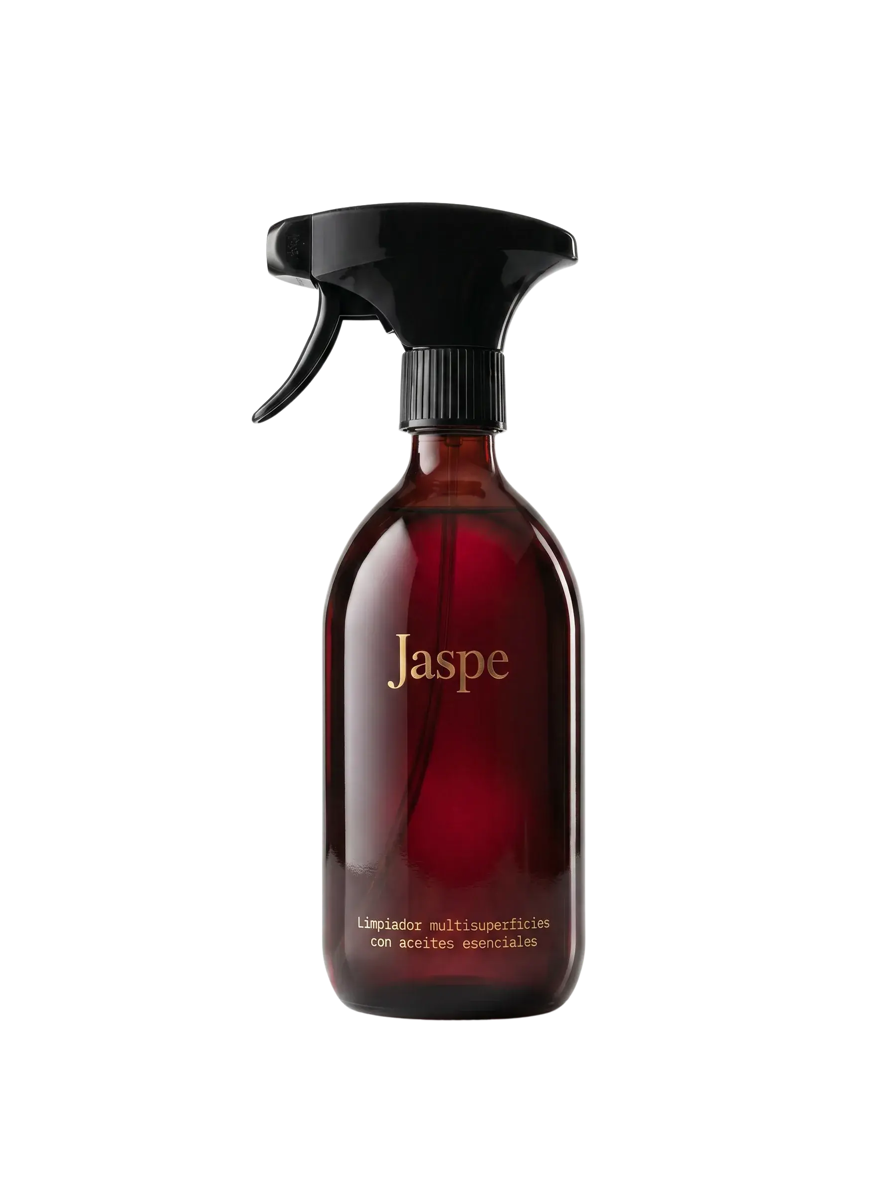 Botella Jaspe de cristal ámbar